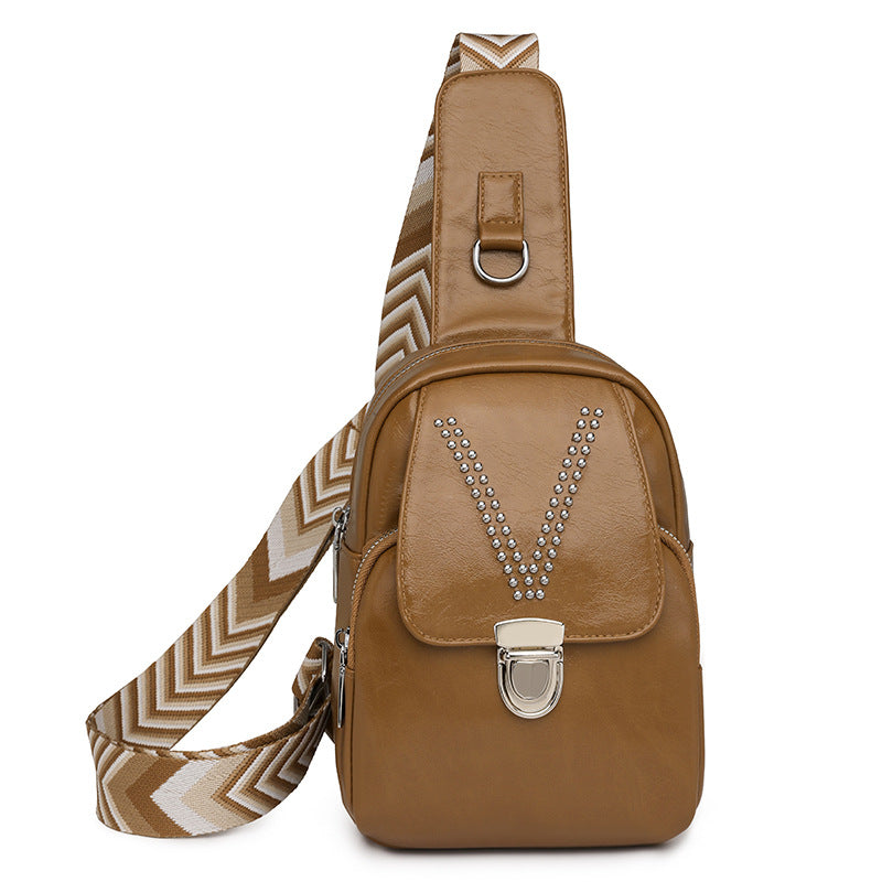 Women's Soft Leather Crossbody Shoulder Bag - Casual All-Match PU Leather Handbag