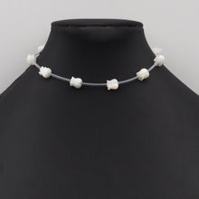 Load image into Gallery viewer, Tulip White Mother of Pearl Beads, Sku#T168