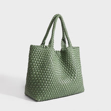 Load image into Gallery viewer, Handwoven Woven Shoulder Bag - Premium PU Leather Underarm Bag for Women