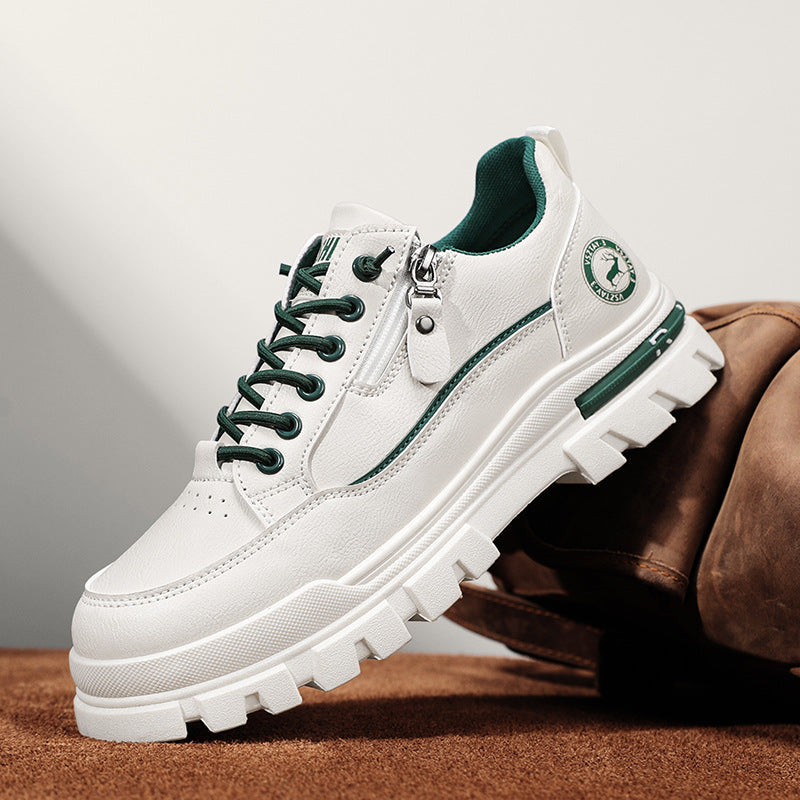Men's Chunky Sole Casual Sneakers - Comfortable Everyday Footwear