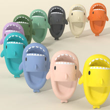 Load image into Gallery viewer, Cartoon Shark Slippers Funny Cute Soft EVA Indoor Outdoor Shoes