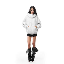 Load image into Gallery viewer, Heavyweight High-neck Air-layer Hooded Sweatshirt