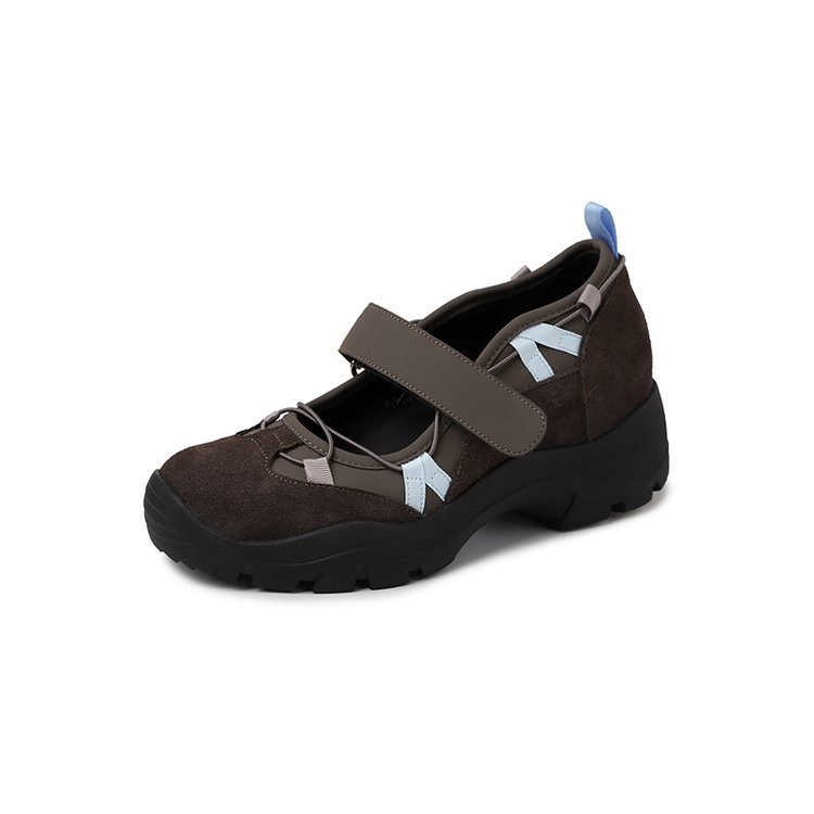 Women's Retro Chunky Platform Velcro Sneakers | Breathable Mesh | Height Lift