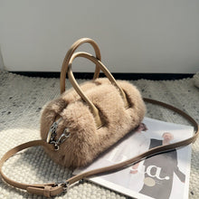 Load image into Gallery viewer, Faux Mink Fur Tote Bag