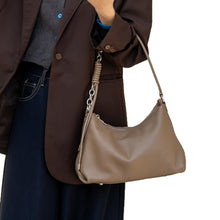 Load image into Gallery viewer, Women's Genuine Leather Crossbody Bag – Natural Cowhide Shoulder Bag