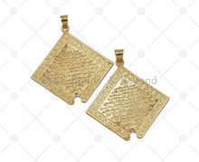Load image into Gallery viewer, Rhombus Shape Charm, Sku#LK565