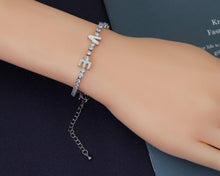 Load image into Gallery viewer, CZ Love Word Bracelet, Sku#B172