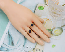 Load image into Gallery viewer, Big Round CZ Adjustable Ring, Sku#X311