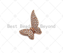 Load image into Gallery viewer, CZ Micro Pave Butterfly Shape Pendant, sku#L283