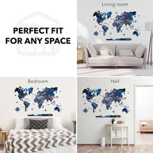 Load image into Gallery viewer, 3D Wooden World Map Space