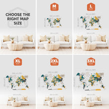 Load image into Gallery viewer, 3D Wooden World Map Country