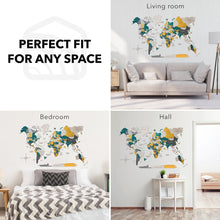 Load image into Gallery viewer, 3D Wooden World Map Country