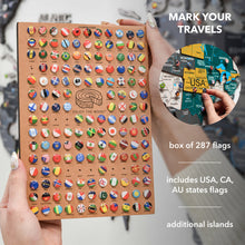 Load image into Gallery viewer, 3D Wooden World Map Country