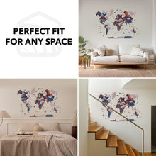 Load image into Gallery viewer, 3D Wooden World Map Dune