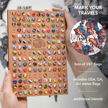 Load image into Gallery viewer, 3D Wooden World Map Dune