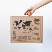 Load image into Gallery viewer, 3D Luminous Colored Wooden World Map Indie