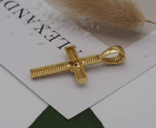 Load image into Gallery viewer, CZ Cross Charm, Sku#LK617