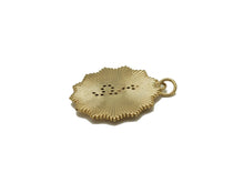 Load image into Gallery viewer, Gold CZ Snake Round Medallion Charm, Sku#CP40
