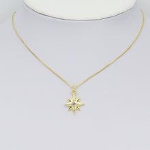 Load image into Gallery viewer, North Star with Diamond Center Charm, Sku#LK937