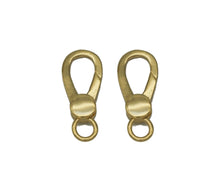 Load image into Gallery viewer, Plain Gold Oval Teardrop Lobster Clasp, Sku#H338