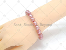 Load image into Gallery viewer, Mystic Pink Quartz Stretchy Bracelet, EF70