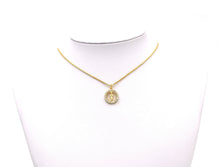 Load image into Gallery viewer, CZ Round Ring with Lady Charm, Sku#JL70