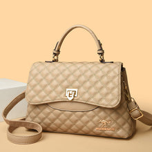 Load image into Gallery viewer, Diamond-Quilted PU Leather Crossbody Shoulder Bag – Streetwear Everyday Handbag for Women