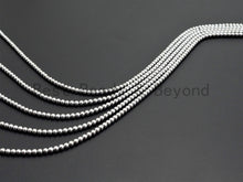 Load image into Gallery viewer, Darker Silver Hematite Beads-2mm/3mm/4mm/6mm/8mm/10mm, sku#s117
