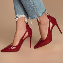 Load image into Gallery viewer, Women's Pointed-Toe Stiletto Heels | French-Style Hollow-Out High Heels