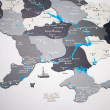 Load image into Gallery viewer, Wooden Map of Ukraine Nordik
