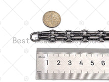 Load image into Gallery viewer, High Quality Hand Made Double Oval Link Chunky Chain, 18K Re