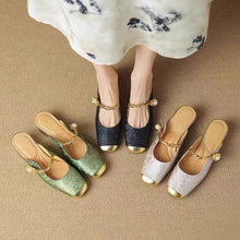 Load image into Gallery viewer, Closed Toe Half Slippers