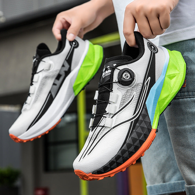 Unisex Off-Road Running Shoes - Breathable Athletic Sneakers with Non-Slip Sole