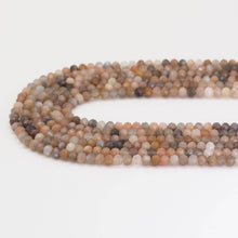 Load image into Gallery viewer, 4x6mm Mixed Moonstone Faceted Rondelle Beads, Sku#U1660