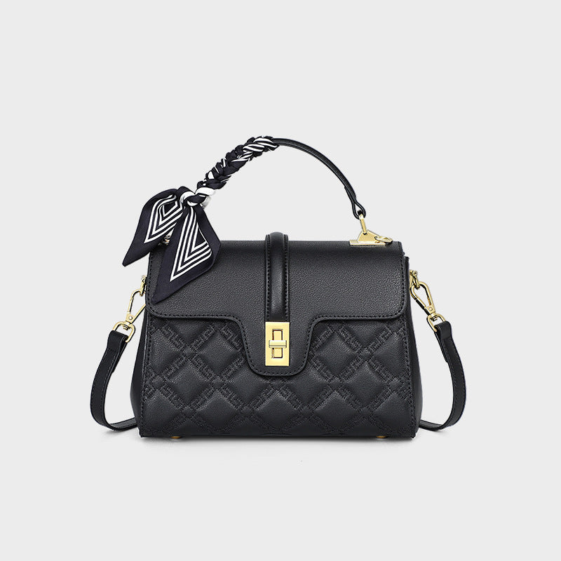 Large-Capacity Textured Tote Crossbody Bag – Structured Everyday Shoulder Bag
