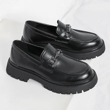 Load image into Gallery viewer, Men's Chunky Sole British Business Loafers – Wide Toe Slip-On Dress Shoes