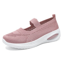 Load image into Gallery viewer, Women's Breathable Mesh Casual Sneakers - Lightweight Slip-On Flat Shoes