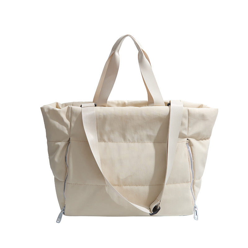 Women's High-Capacity Nylon Crossbody Shoulder Bag – Lightweight Commuter Bag