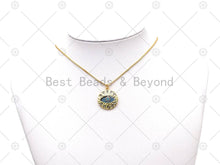 Load image into Gallery viewer, CZ Evil Eye Charm, Sku#L638