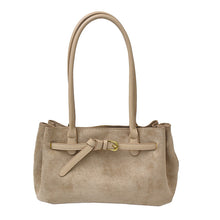 Load image into Gallery viewer, Women's Vintage Bucket Bag | PU Leather Shoulder Bag with Zipper Pocket