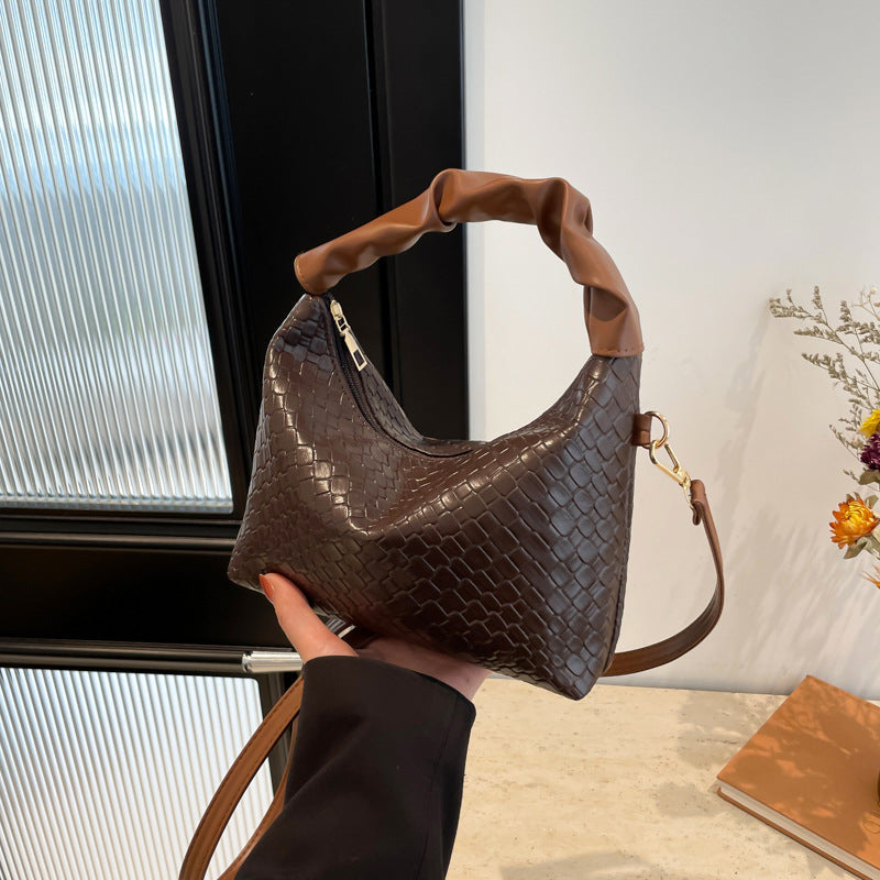 Large Capacity PU Leather Shoulder Bag