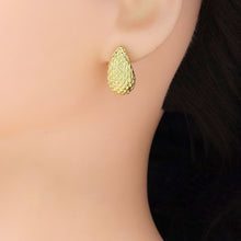 Load image into Gallery viewer, Hammered Teardrop Earrings, Sku#LD573