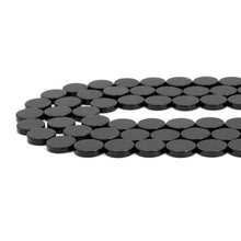 Load image into Gallery viewer, Black Onyx Smooth Flat Coin Beads, Sku#Q45