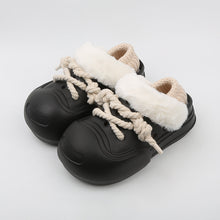Load image into Gallery viewer, Women's Plush Fleece-Lined Slip-On Shoes - Thick EVA Sole Comfort Slippers