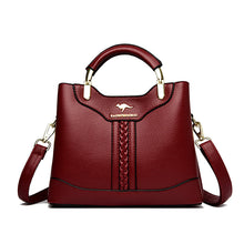 Load image into Gallery viewer, Women's Large Capacity Crossbody Shoulder Tote Bag – PU Leather Woven Texture Everyday Handbag | Sarah Express