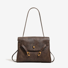 Load image into Gallery viewer, Retro Leather Shoulder Bag - Genuine Leather Minimalist Handbag for Women