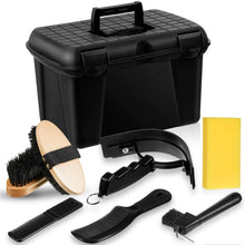 Load image into Gallery viewer, Large 8-piece Horse Grooming Box Kit