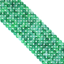 Load image into Gallery viewer, Green Jade Round Smooth Beads, Sku#U2017