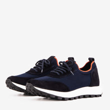 Load image into Gallery viewer, The Berlin Navy Suede Leather Men Sneaker