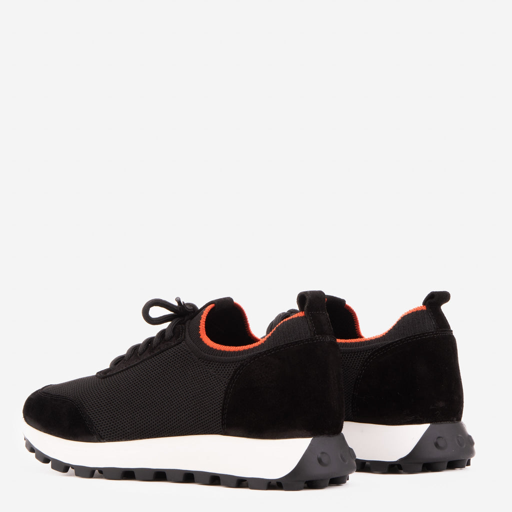 The Berlin Black Suede Leather Men Sneaker